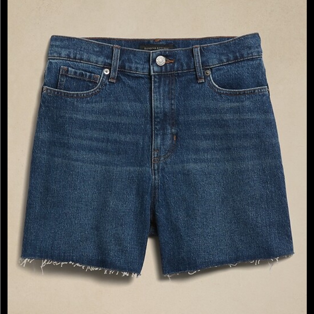 Men's High Rise Relaxed Banana Republic Denim Girlfriend Shorts